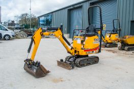 JCB 8008 CTS 0.8 tonne rubber tracked micro excavator Year: 2017 S/N: 1930498 Recorded Hours: 1451