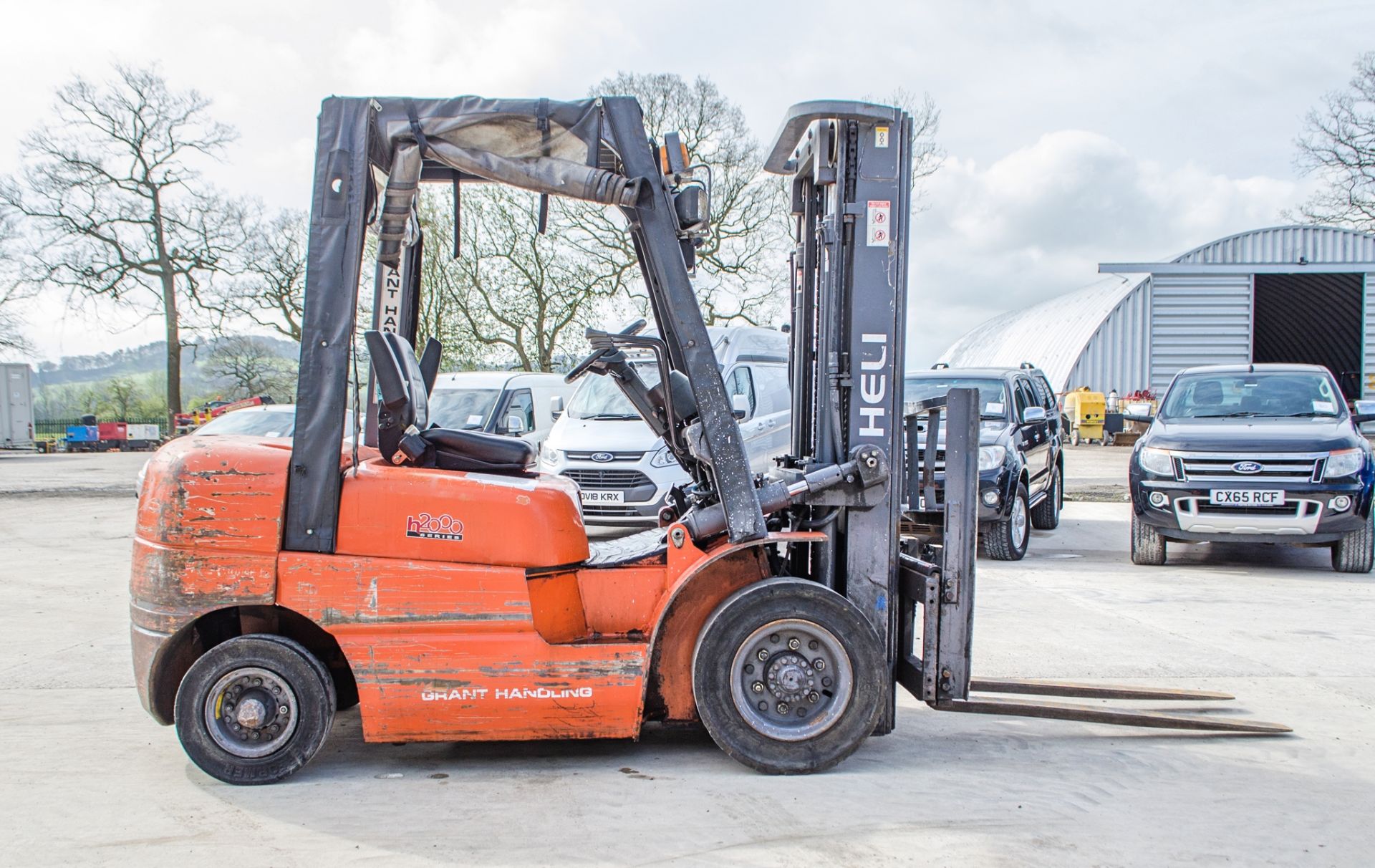 Heli HFD25 2.5 tonne diesel fork lift truck Year: 2001 S/N: 0102538819 Recorded Hours: Not displayed - Image 8 of 15