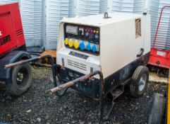 MHM MG10000 SSK-V 110v/240v 10 kva diesel driven generator S/N: 229170020 Recorded Hours: 3043