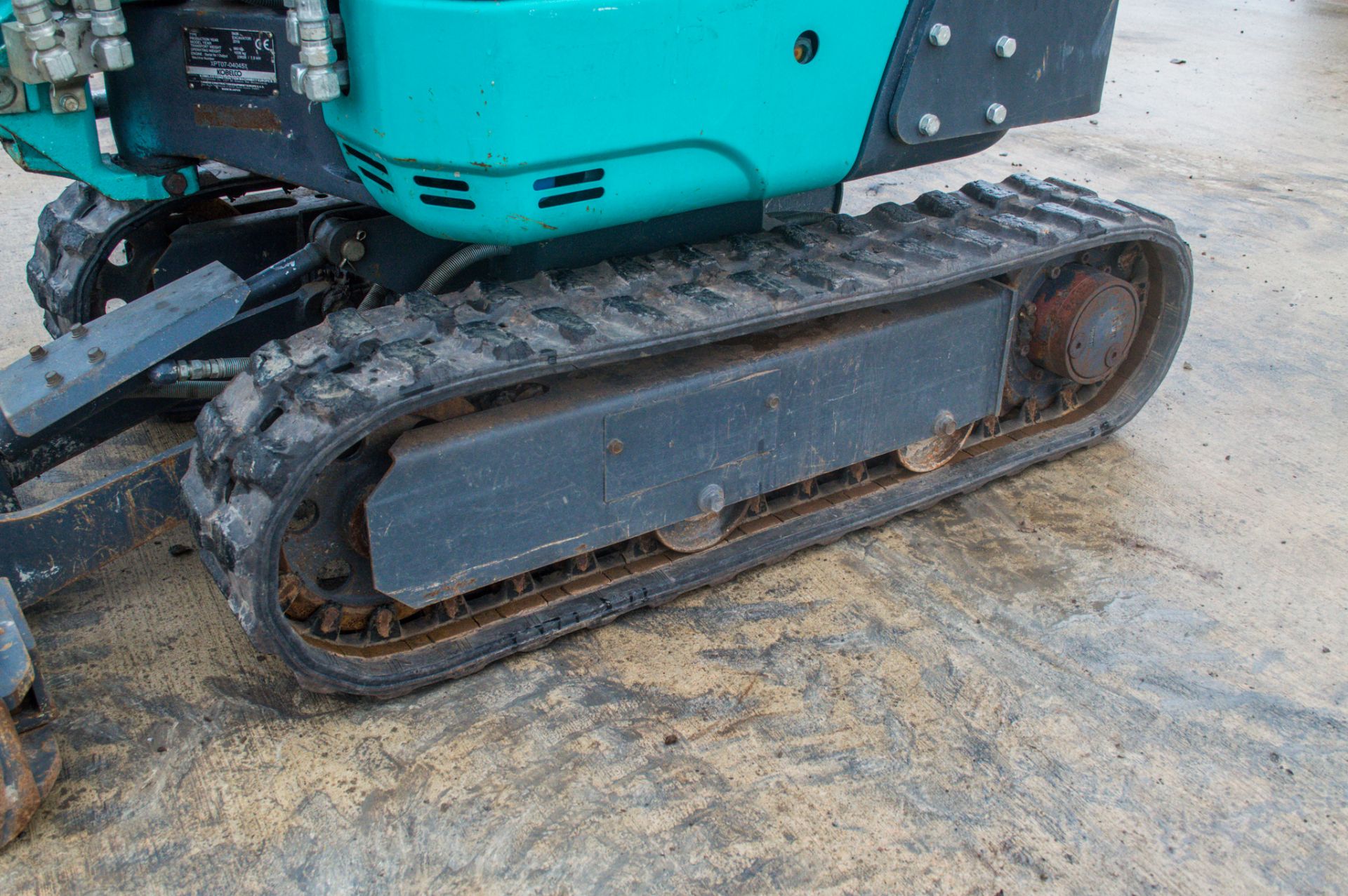 Kobelco SK08 0.8 tonne rubber tracked micro excavator Year: 2018 S/N: PT07-04045 Recorded Hours: 454 - Image 9 of 19