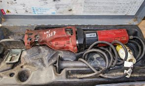 Ridgid 550-1 110v reciprocating saw c/w carry case ** For spares ** 02360217