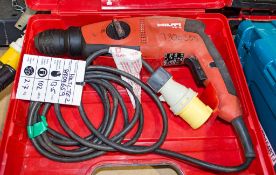 Hilti TE2 110v SDS rotary hammer drill c/w carry case A804659