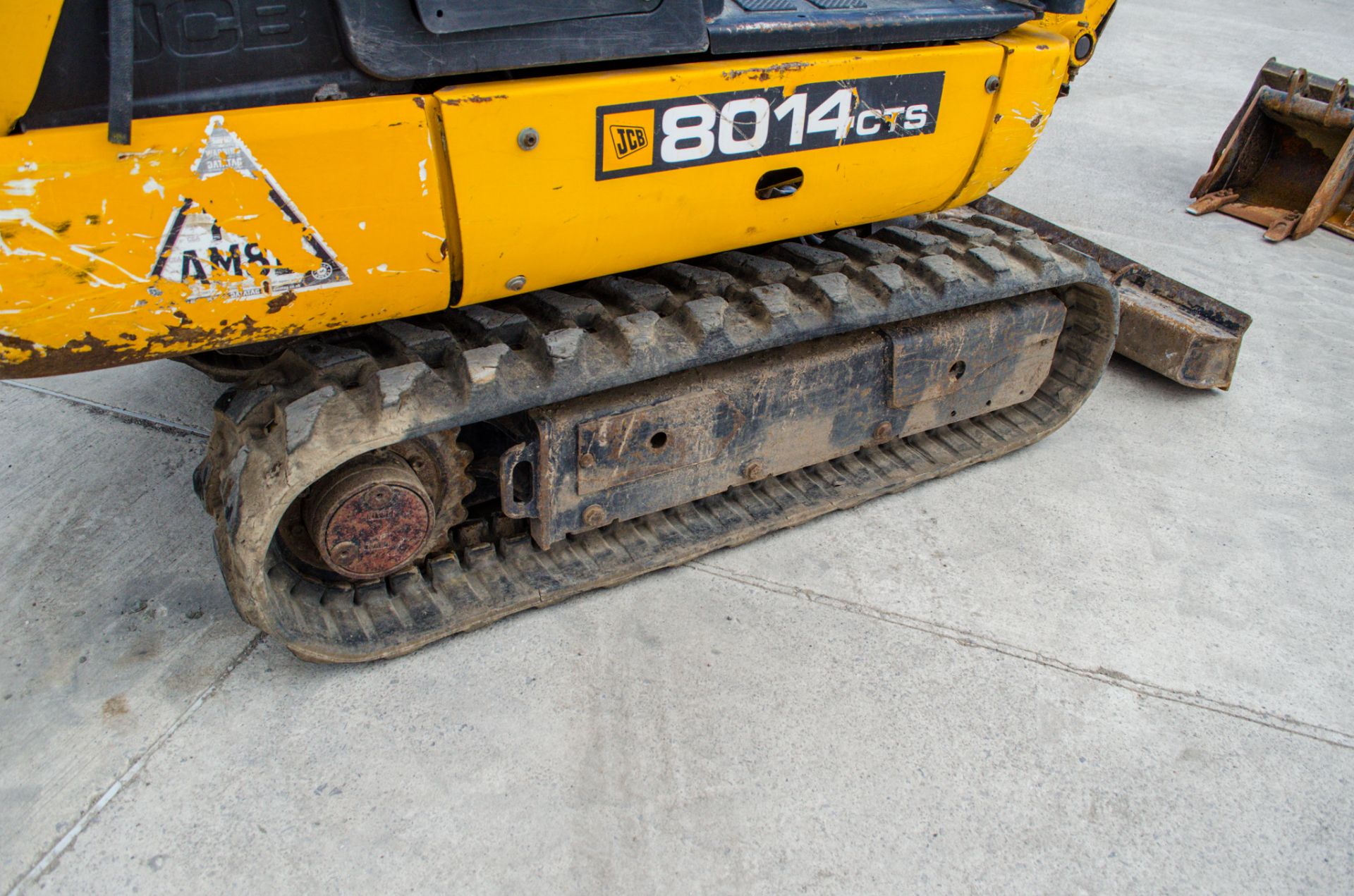 JCB 8014 CTS 1.4 tonne rubber tracked mini excavator Year: 2015 S/N: 70995 Recorded Hours: 1812 - Image 9 of 22