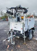 SMC TL55 SOLAR-2 solar powered 4 head LED fast tow mobile lighting tower Year: 2018 S/N: 1512326