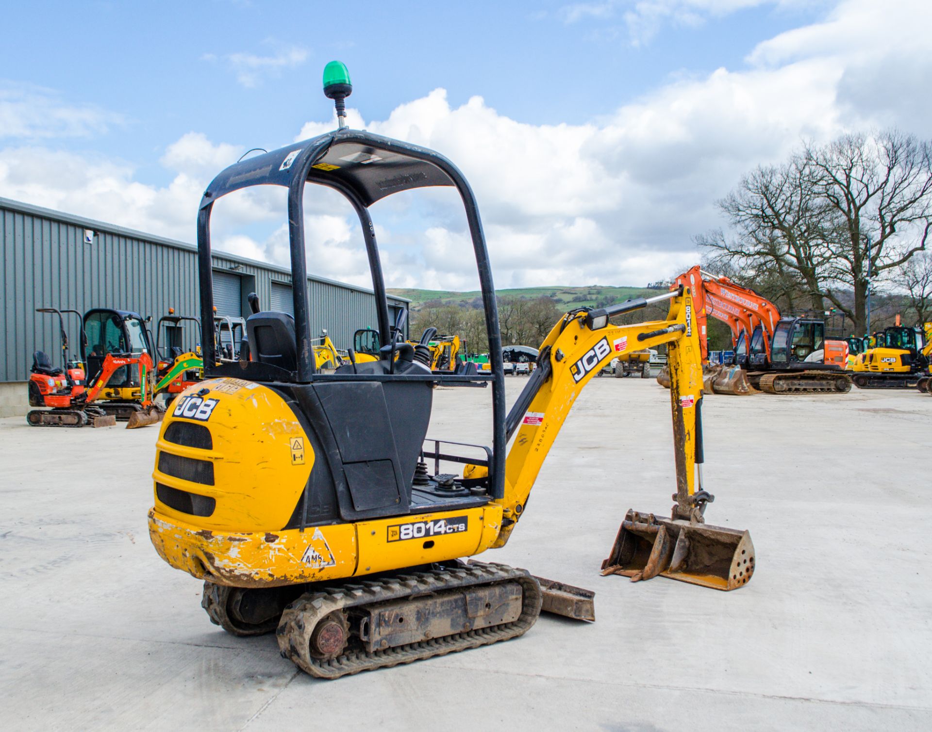 JCB 8014 CTS 1.4 tonne rubber tracked mini excavator Year: 2015 S/N: 70995 Recorded Hours: 1812 - Image 3 of 22