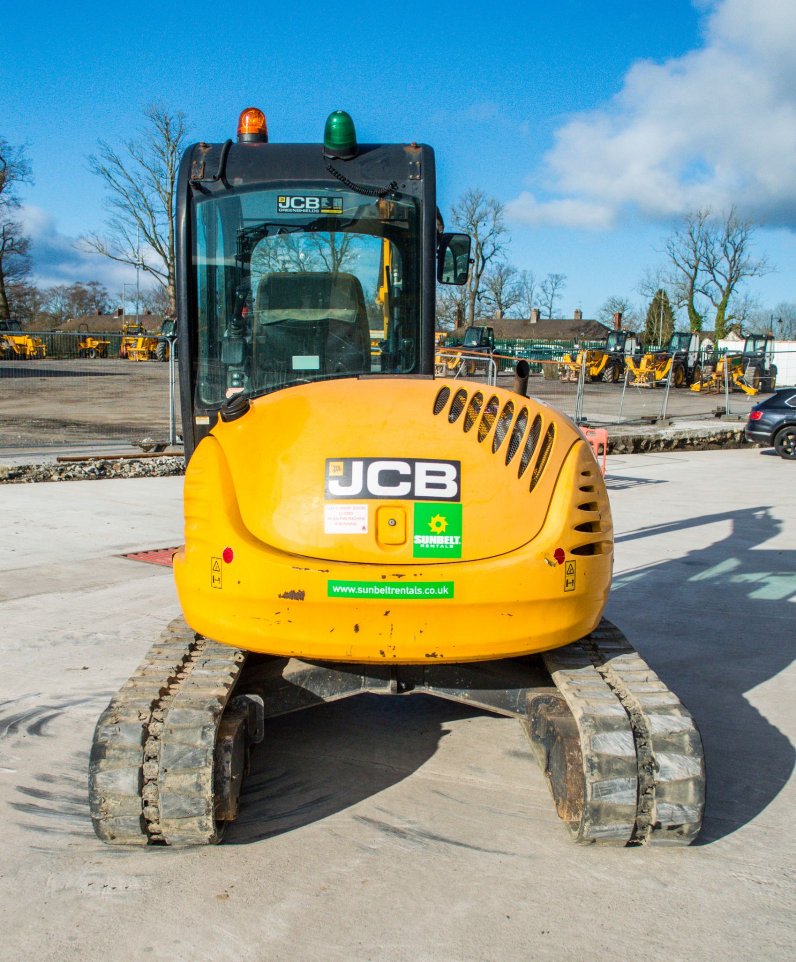 JCB 8055 RTS 5.5 tonne rubber tracked midi excavator Year: 2013 S/N: 60463 Recorded Hours: 3478 - Image 6 of 24