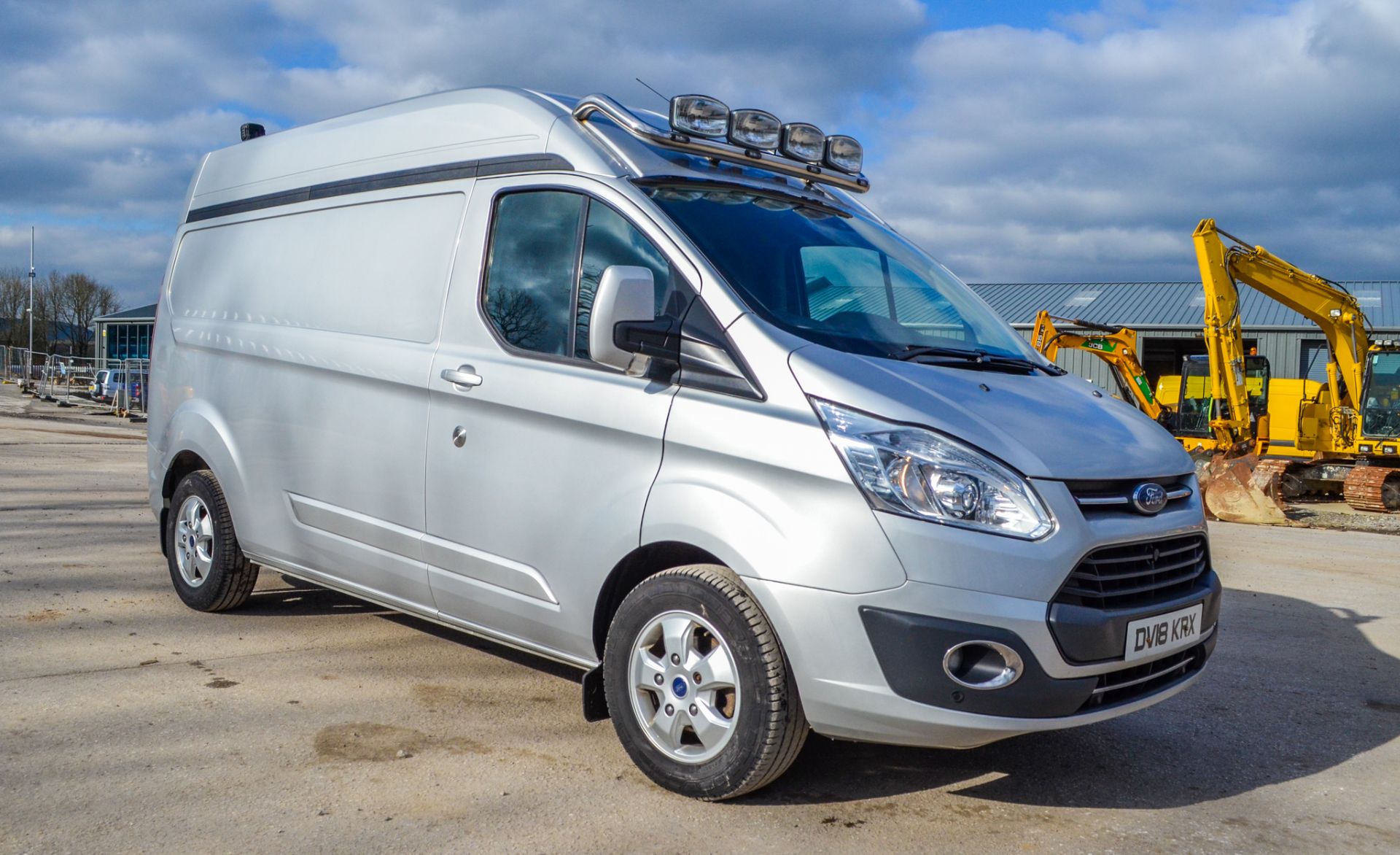 Ford Transit Custom 290 Limited 2.0 TDCI LWB high roof panel van  Reg No: DV 18 KRX  Date of - Image 2 of 19