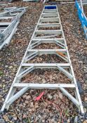 10 tread aluminium step ladder