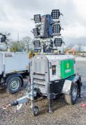 Trime X-ECOK2 diesel driven 6 head LED fast tow mobile lighting tower S/N: 200171001 Recorded Hours: