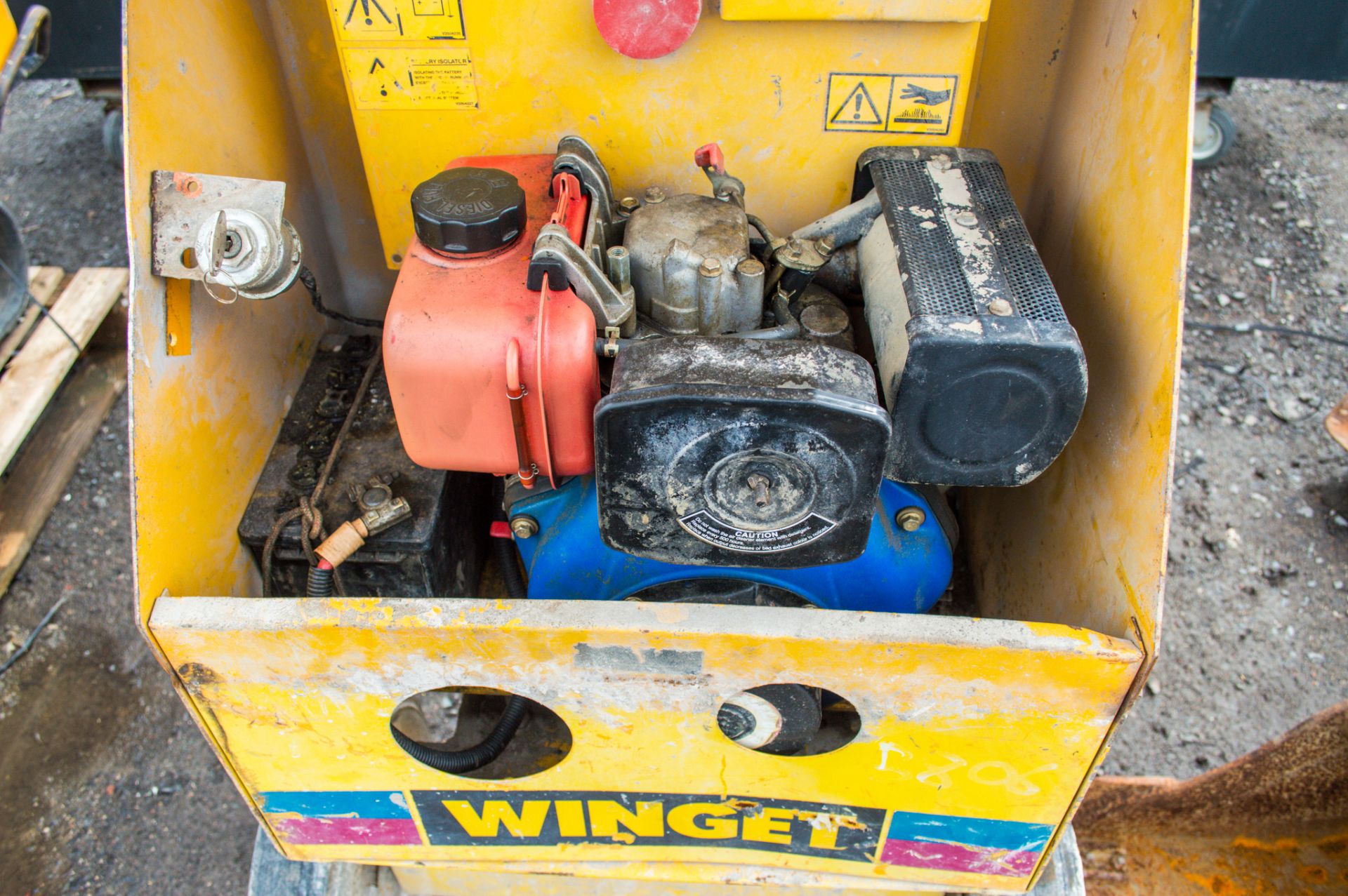 Winget 100T diesel driven site mixer L272 - Image 2 of 2