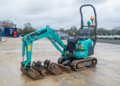 Kobelco SK08 0.8 tonne rubber tracked micro excavator Year: 2018 S/N: PT07-04046 Recorded Hours: 375