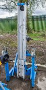 Genie SLA-10 manual material hoist c/w forks 16040584 ** Rope snapped **