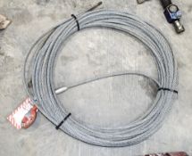 Wire rope c/w hook