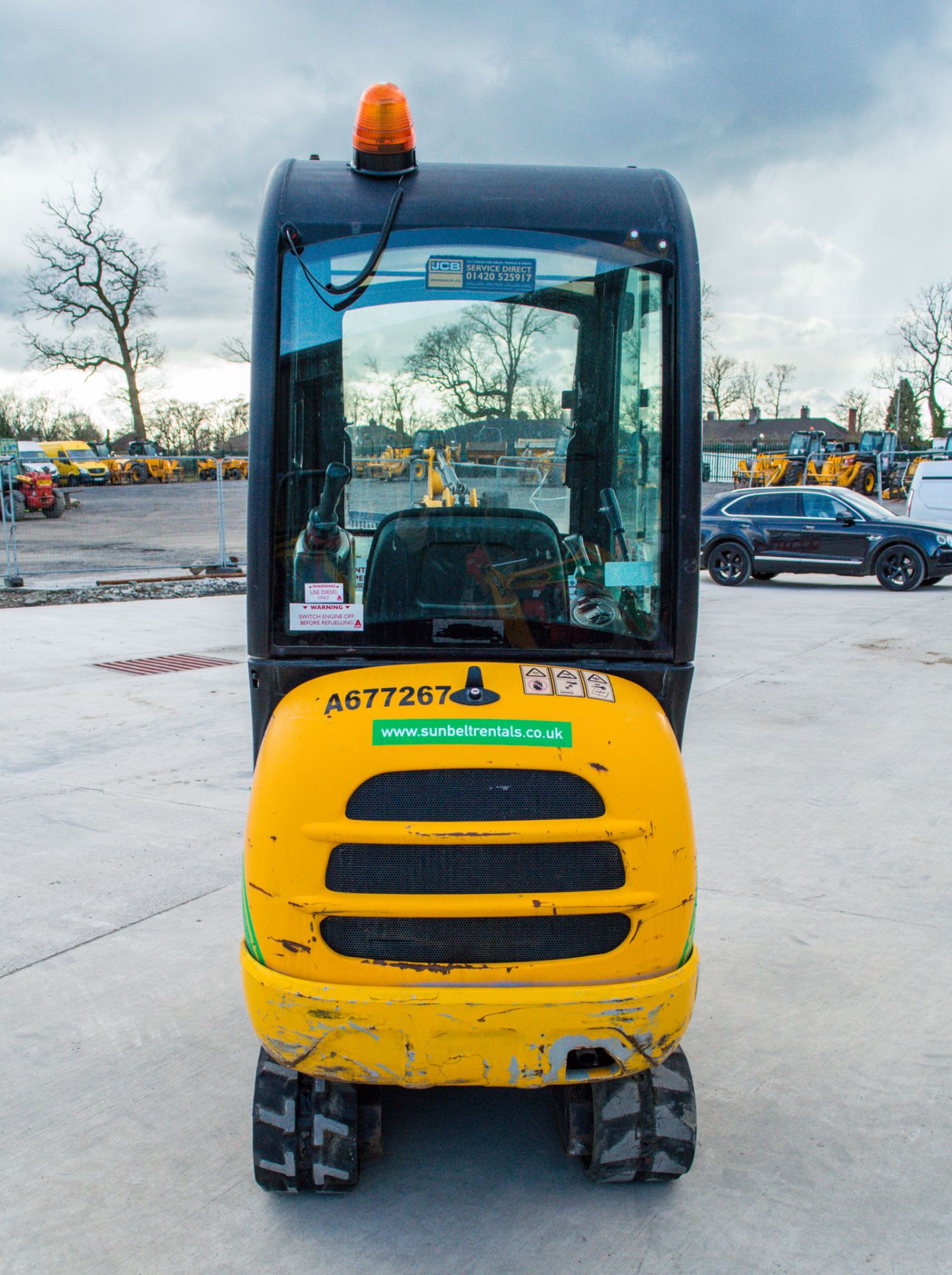 JCB 8016 CTS 1.6 tonne rubber tracked mini excavator Year: 2015 S/N: 071766 Recorded Hours: 1956 - Image 6 of 21