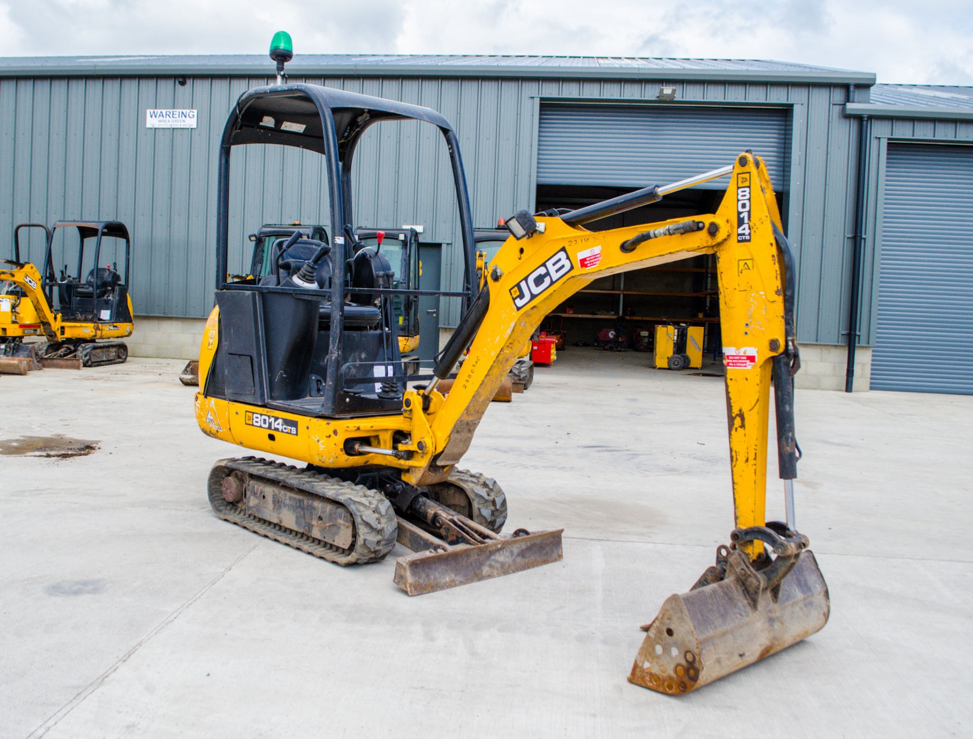 JCB 8014 CTS 1.4 tonne rubber tracked mini excavator Year: 2015 S/N: 70995 Recorded Hours: 1812 - Image 2 of 22