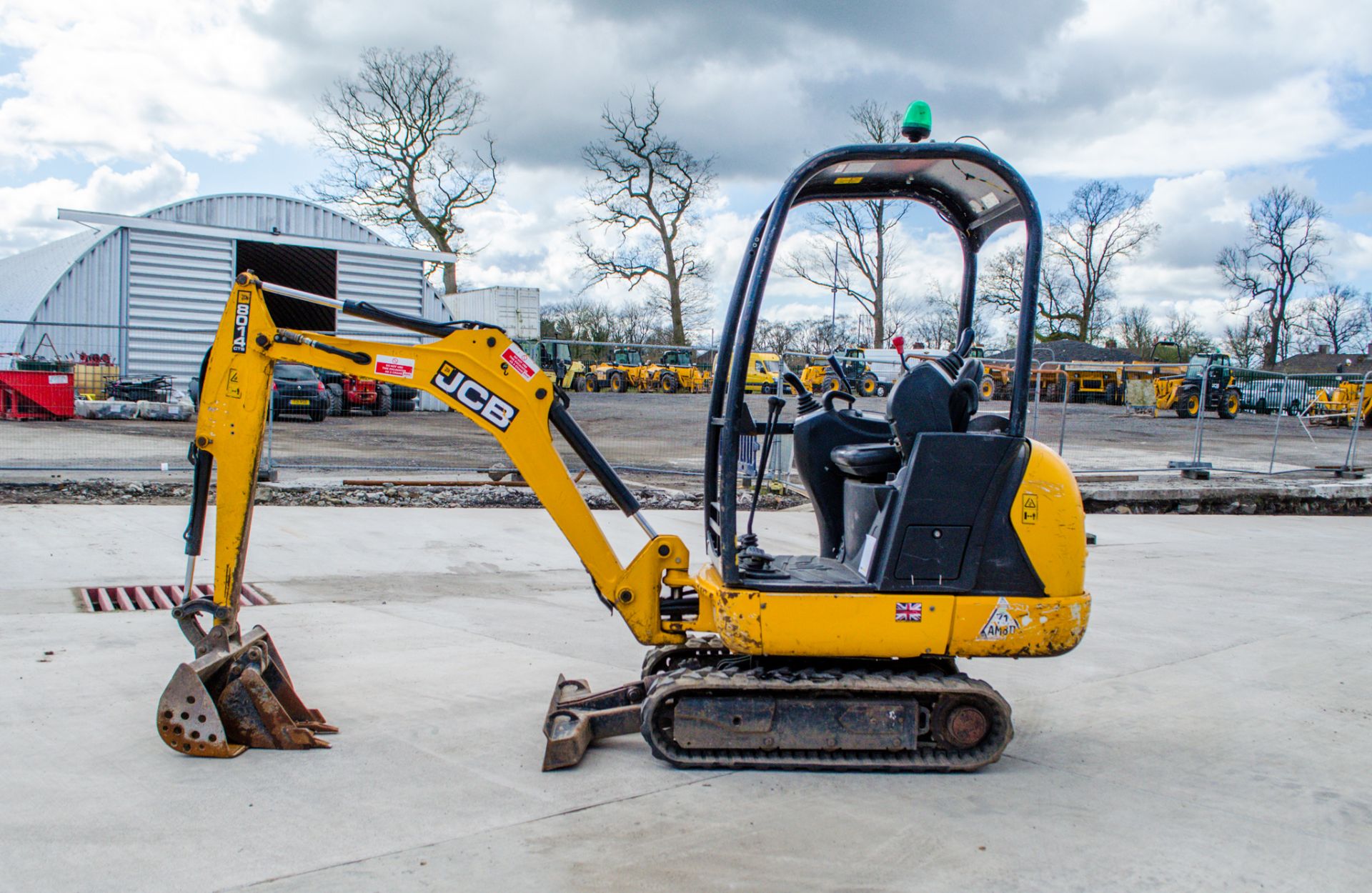 JCB 8014 CTS 1.4 tonne rubber tracked mini excavator Year: 2015 S/N: 70995 Recorded Hours: 1812 - Image 7 of 22
