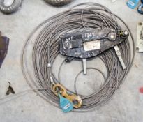 Liftin Gear wire rope winch c/w wire rope LT007538