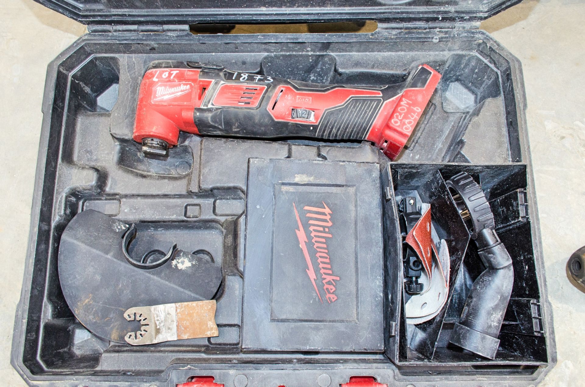 Milwaukee M18 BMT 18v cordless multitool c/w carry case ** No battery or charger **