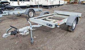 Knott Avonride single axle generator trailer Year: 2015 S/N: SEV111130F1125655 Frame dimensions: 3