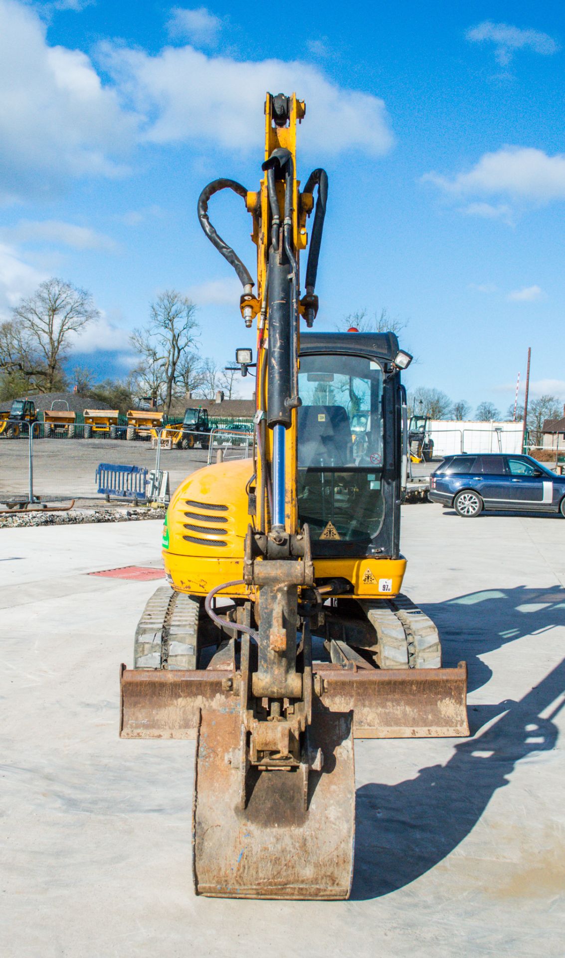 JCB 8055 RTS 5.5 tonne rubber tracked midi excavator Year: 2014 S/N: 2426061 Recorded Hours: 2434 - Image 5 of 23