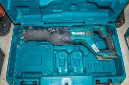 Makita DJR186 18v cordless reciprocating saw c/w carry case ** No battery or charger ** 18060549