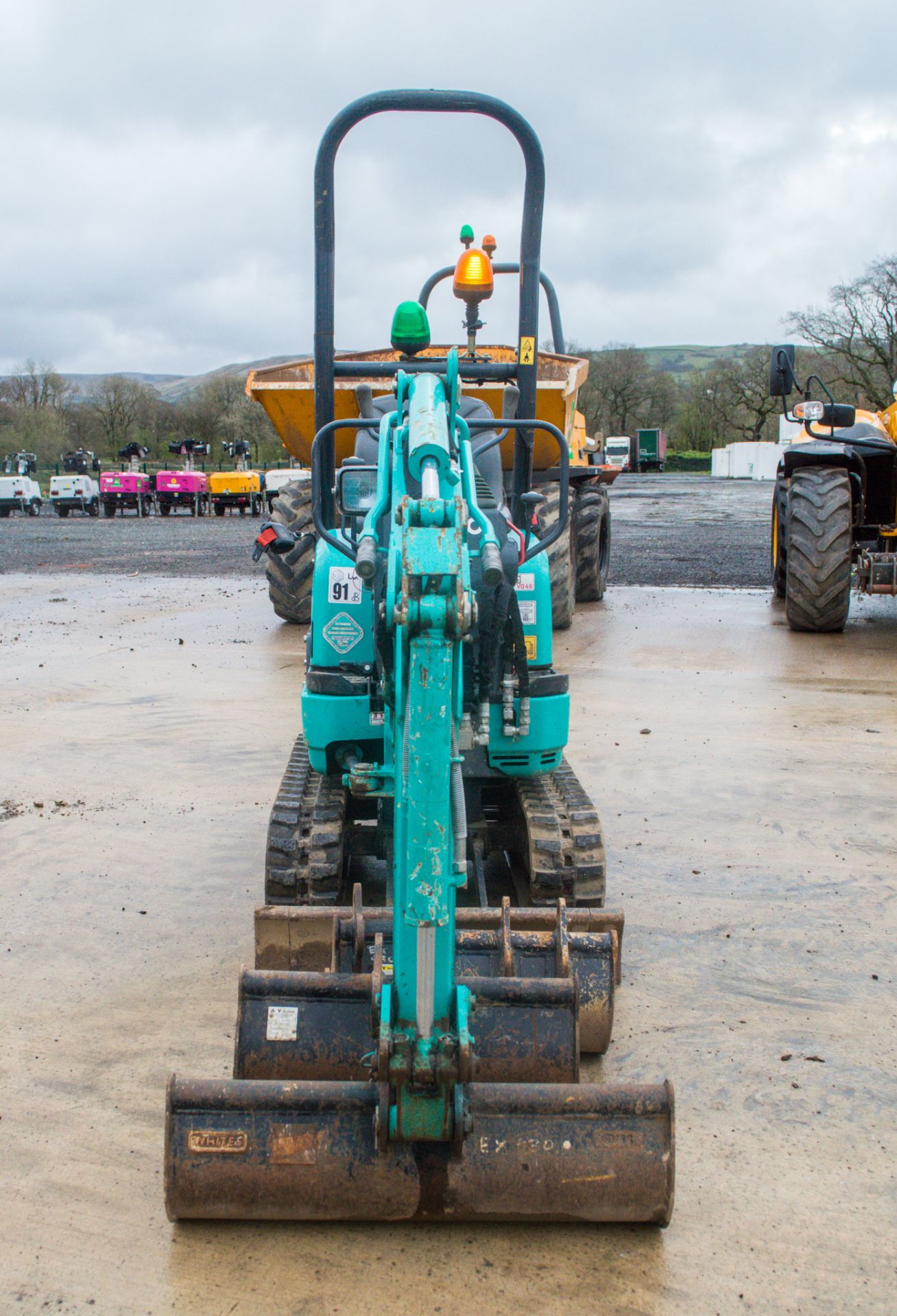 Kobelco SK08 0.8 tonne rubber tracked micro excavator Year: 2018 S/N: PT07-04046 Recorded Hours: 375 - Image 5 of 15