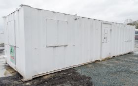 32 ft x 10 ft steel anti vandal site office unit c/w keys A571846