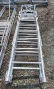 Aluminium step ladder/platform