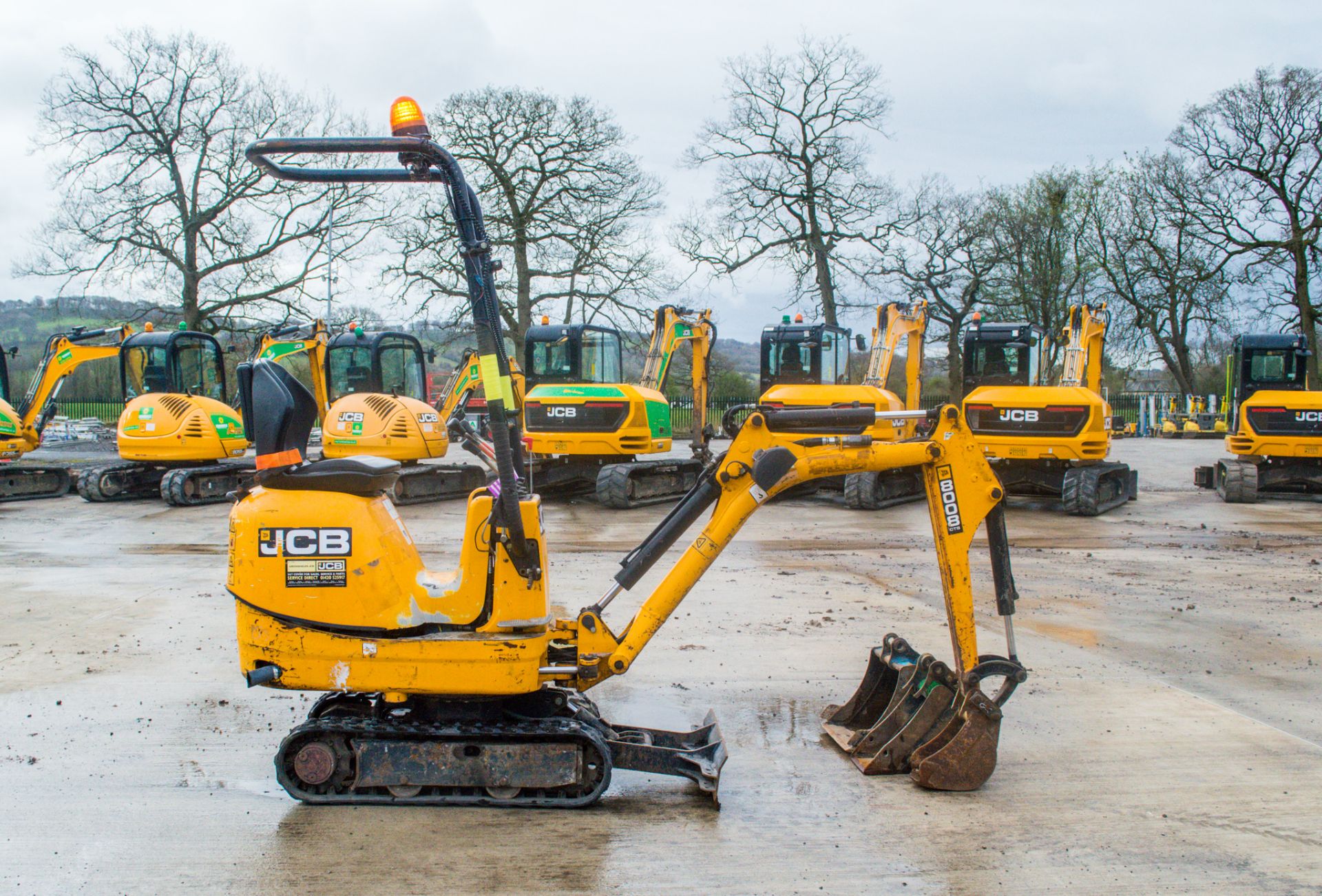 JCB 8008 CTS 0.8 tonne rubber tracked micro excavator  Year: 2015 S/N: 2410908 Recorded Hours: - Image 8 of 20
