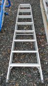 8 tread aluminium step ladder SBR0110659