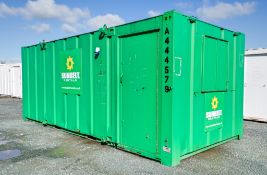 21 ft x 9 ft steel anti vandal site office unit A444579