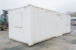 21 ft x 9 ft steel anti vandal site office unit c/w keys A602517