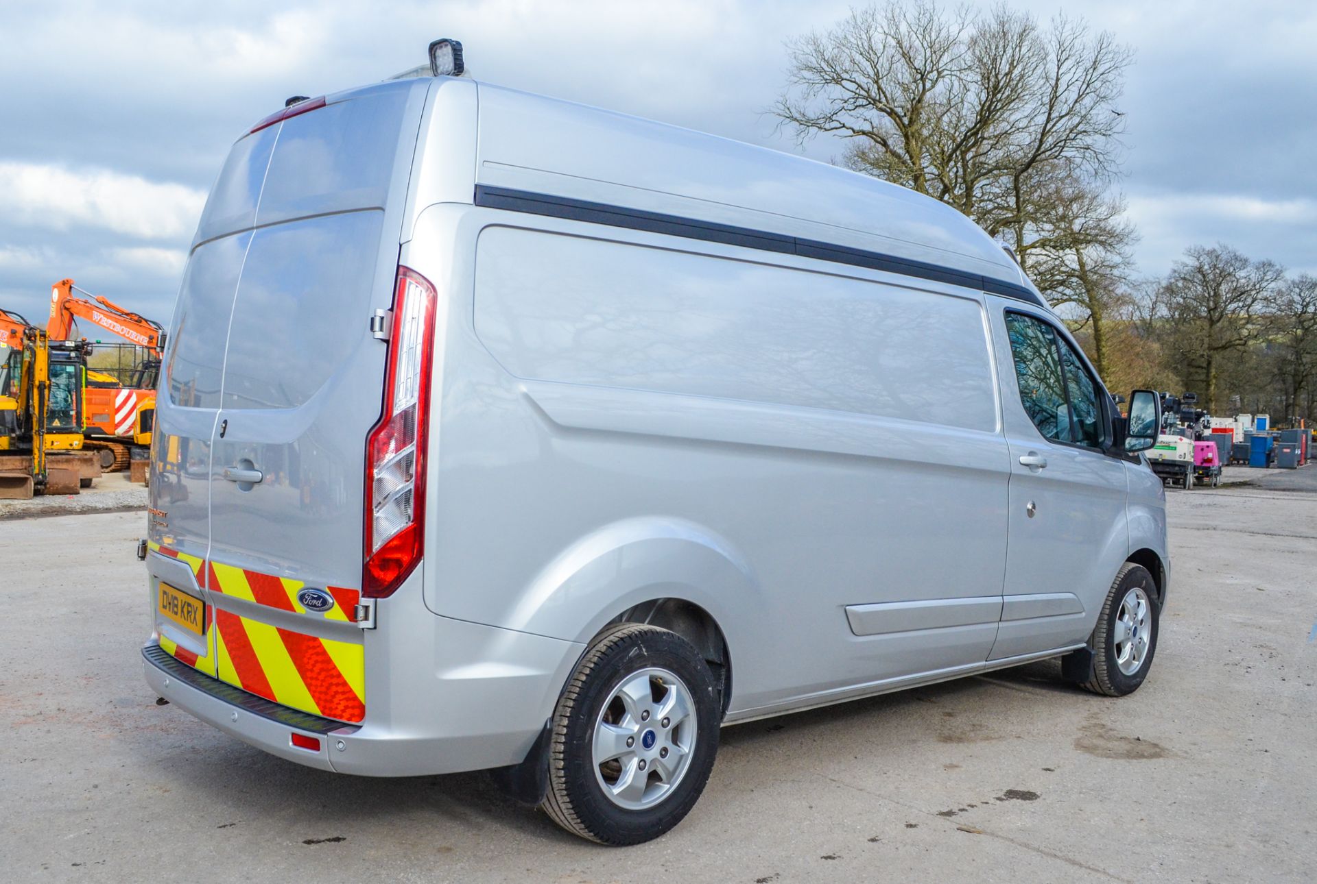 Ford Transit Custom 290 Limited 2.0 TDCI LWB high roof panel van  Reg No: DV 18 KRX  Date of - Image 3 of 19