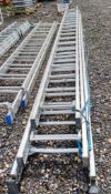 Lyte 3 stage aluminium ladder 33610144