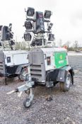 Trime X-ECOK2 diesel driven 6 head LED fast tow mobile lighting tower S/N: 200170997 Recorded Hours: