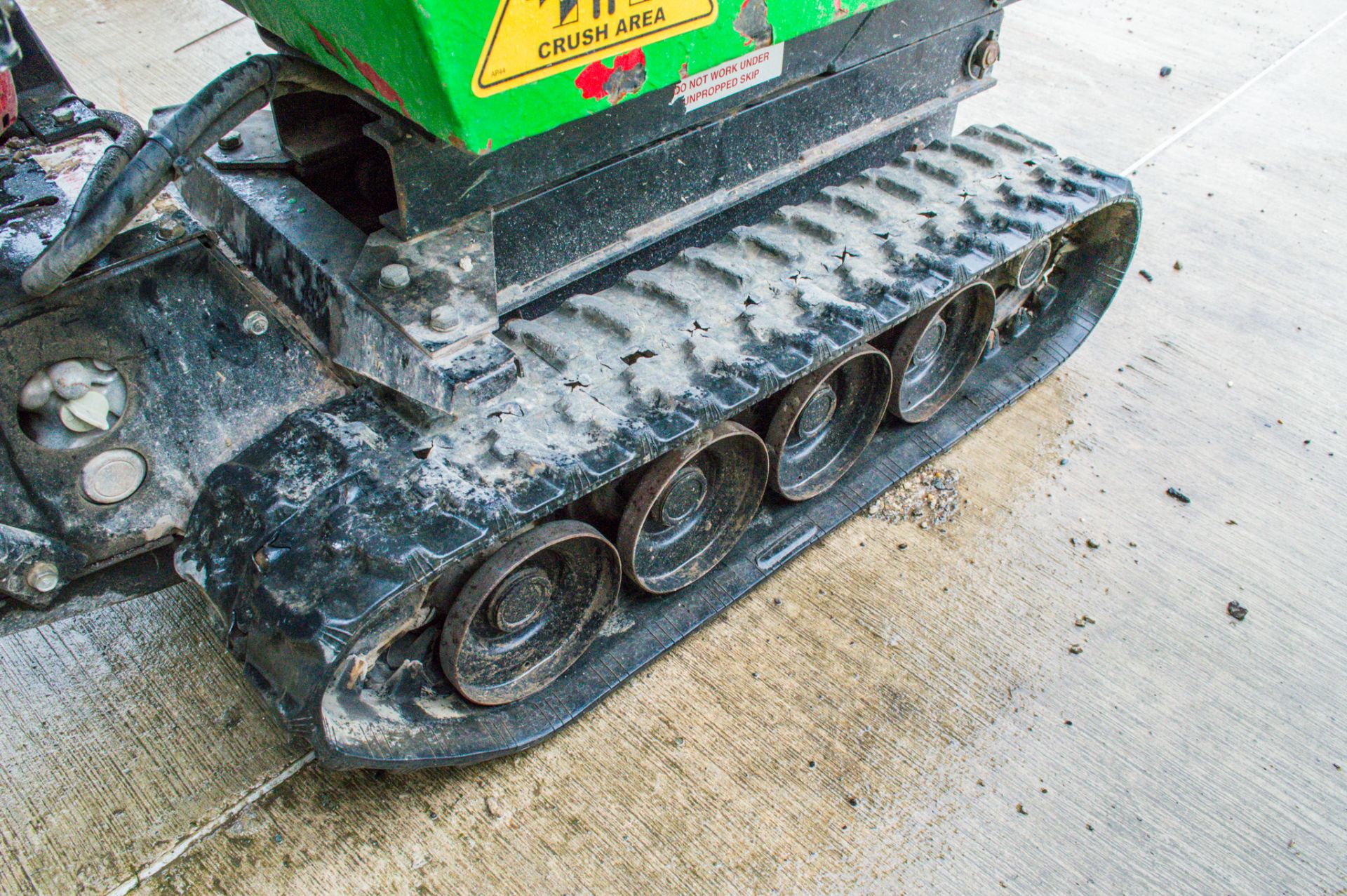 TD500 petrol driven walk behind hi tip rubber tracked dumper A699734 - Image 9 of 16