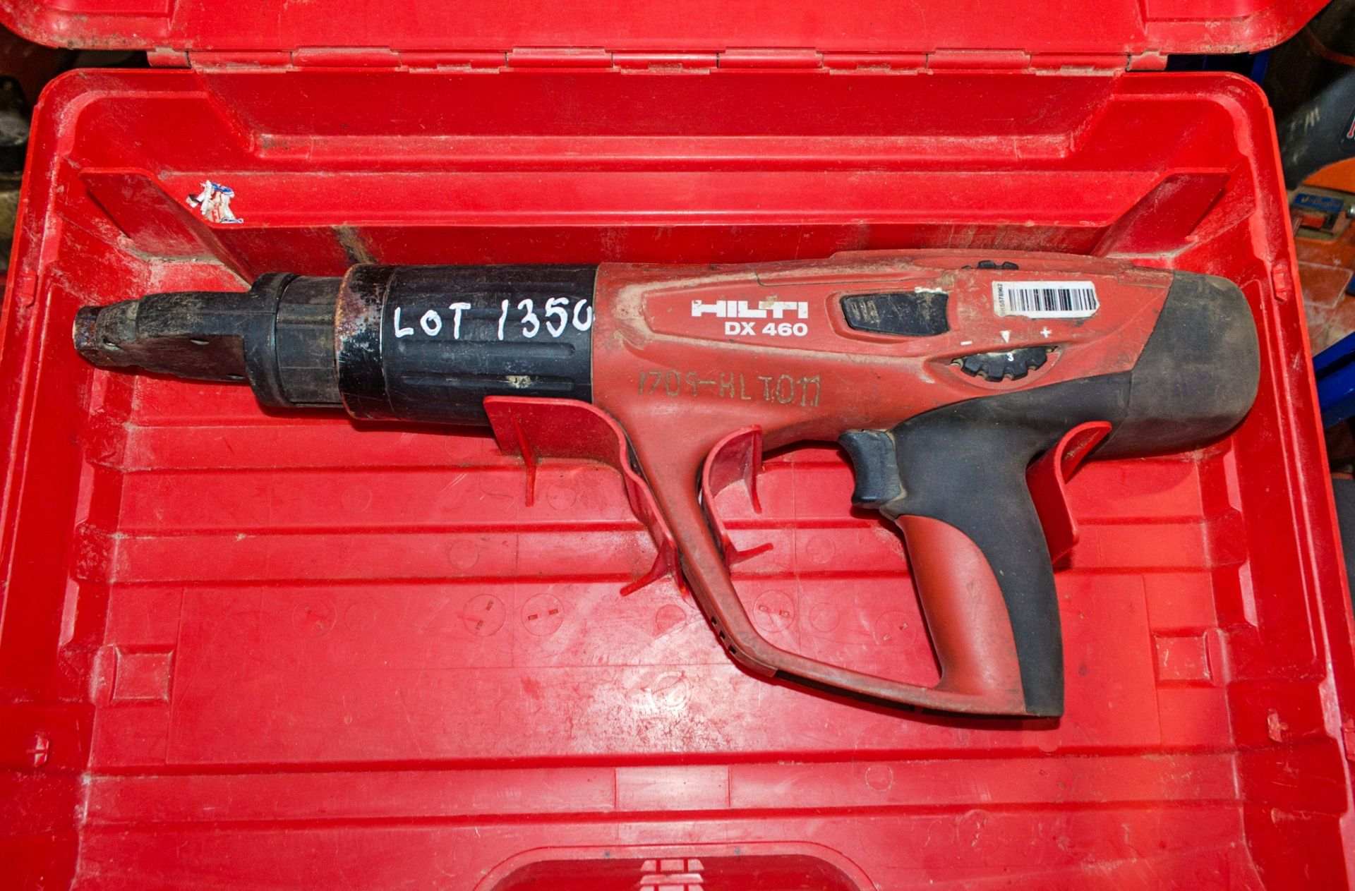 Hilti DX460 nail gun c/w carry case 1709-HLT011