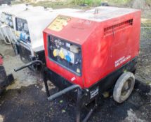 Mosa GE6000SX 6 kva diesel driven generator Year: 2014 Recorded hours: 2012 MOSA-0077