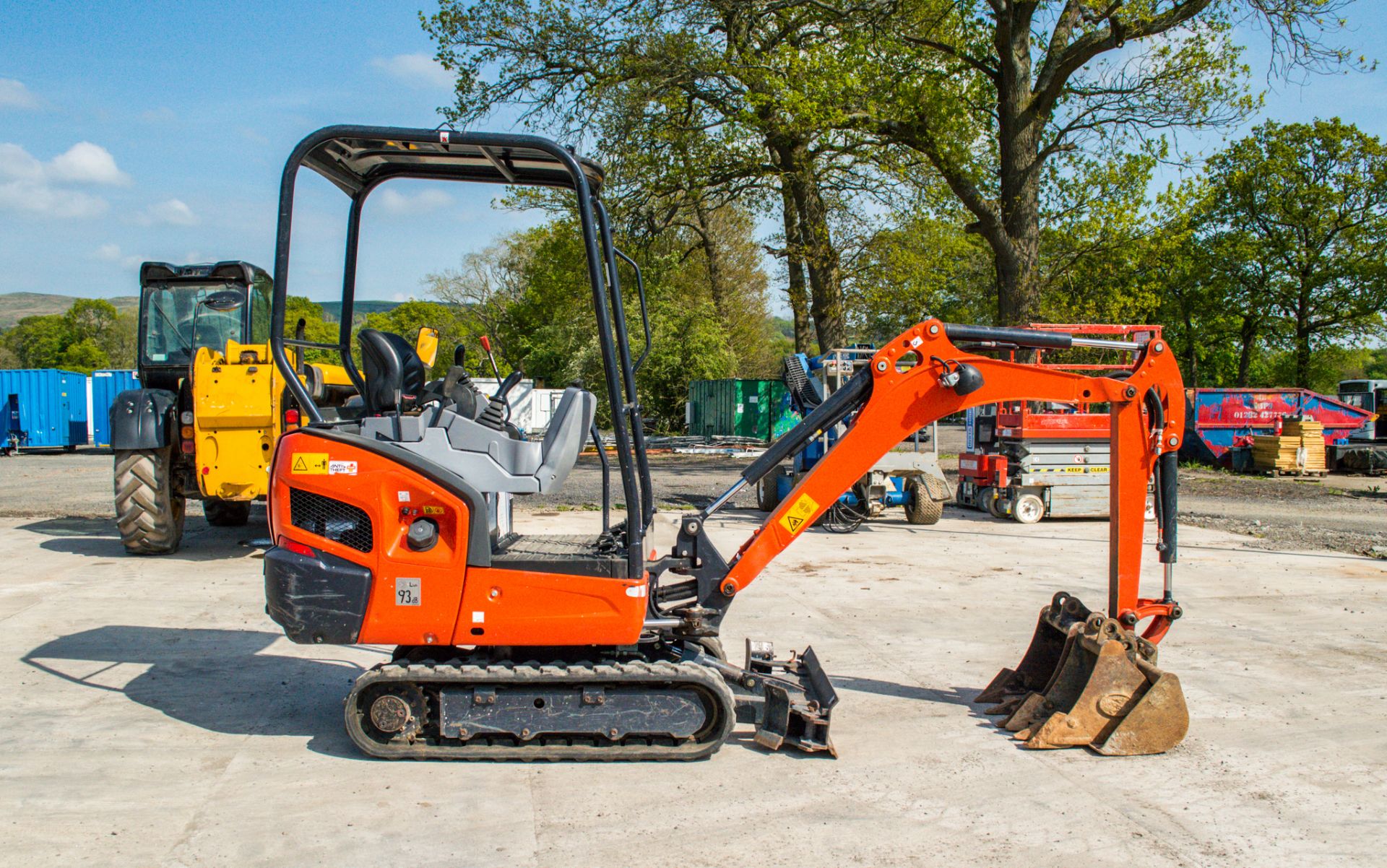 Kubota KX016-4 1.6 tonne rubber tracked mini excavator Year: 2018 S/N: 63080 Recorded Hour: 665 - Image 8 of 21