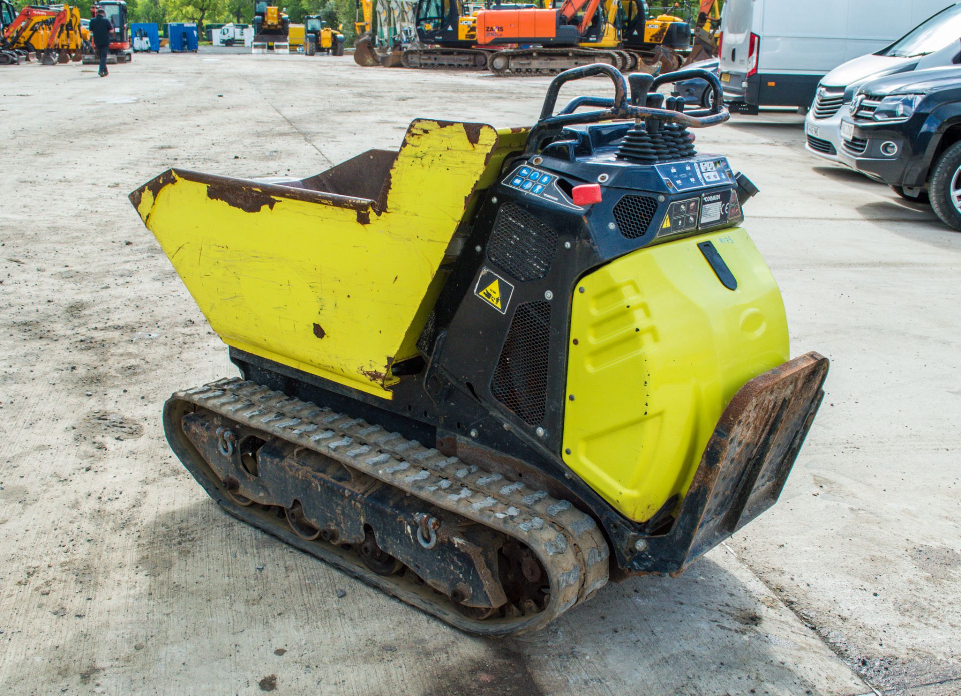 Cormidi C6.60 diesel driven walk behind high tip rubber tracked dumper Year: 2017 S/N: 20790 - Image 4 of 17