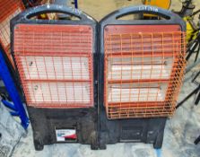 2 - Rhino TQ3 240v infrared heaters