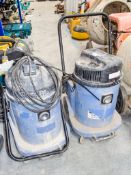 2 - Numatic 110v vacuum cleaners ** No hoses and parts missing **