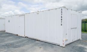 32 ft x 10 ft steel anti vandal jack leg office site unit Comprising of: Office/canteen area c/w
