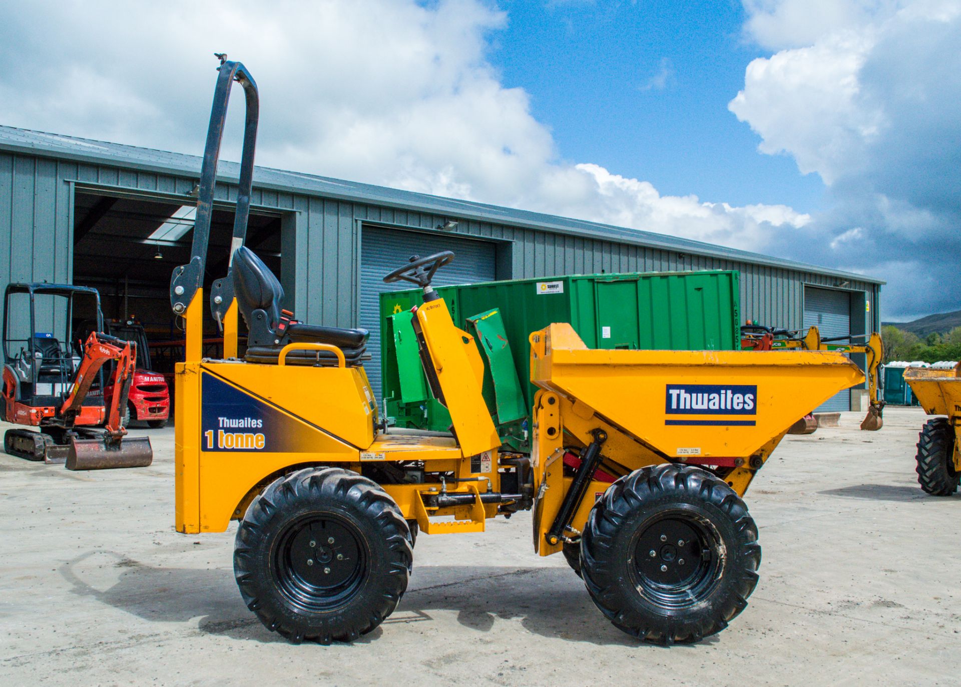 Thwaites 1 tonne high tip dumper Year: 2018 S/N: E3649 Recorded hours: 441 XL187003 - Image 8 of 21