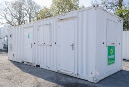 24 ft x 9 ft steel anti vandal welfare site unit Comprising of: canteen, drying room, office,