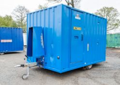 Boss Cabins 12 ft x 8 ft steel anti vandal mobile welfare unit Comprising of: Canteen, toilet &