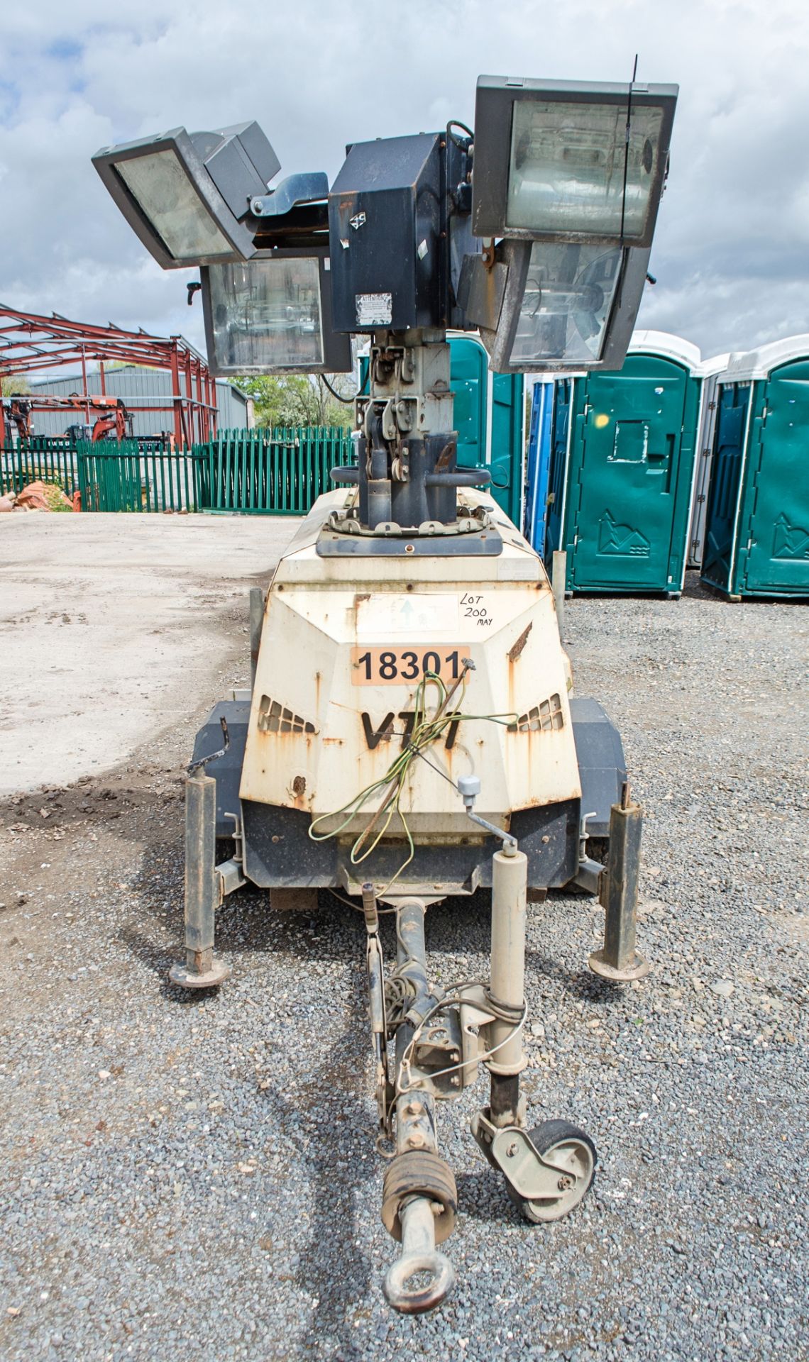 Towerlight VT-1 diesel driven fast tow tower light Recorded hours: 2208 18301 - Image 3 of 8