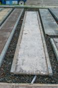 Aluminium staging board approximately 12ft long 33120236