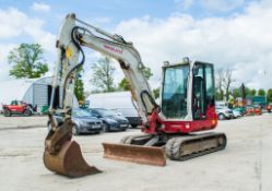 Takeuchi TB260 6 tonne rubber tracked midi excavator Year: 2014 S/N: 126000704 Recorded hours: