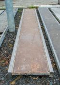 Aluminium staging board approximately 12ft long 33130298